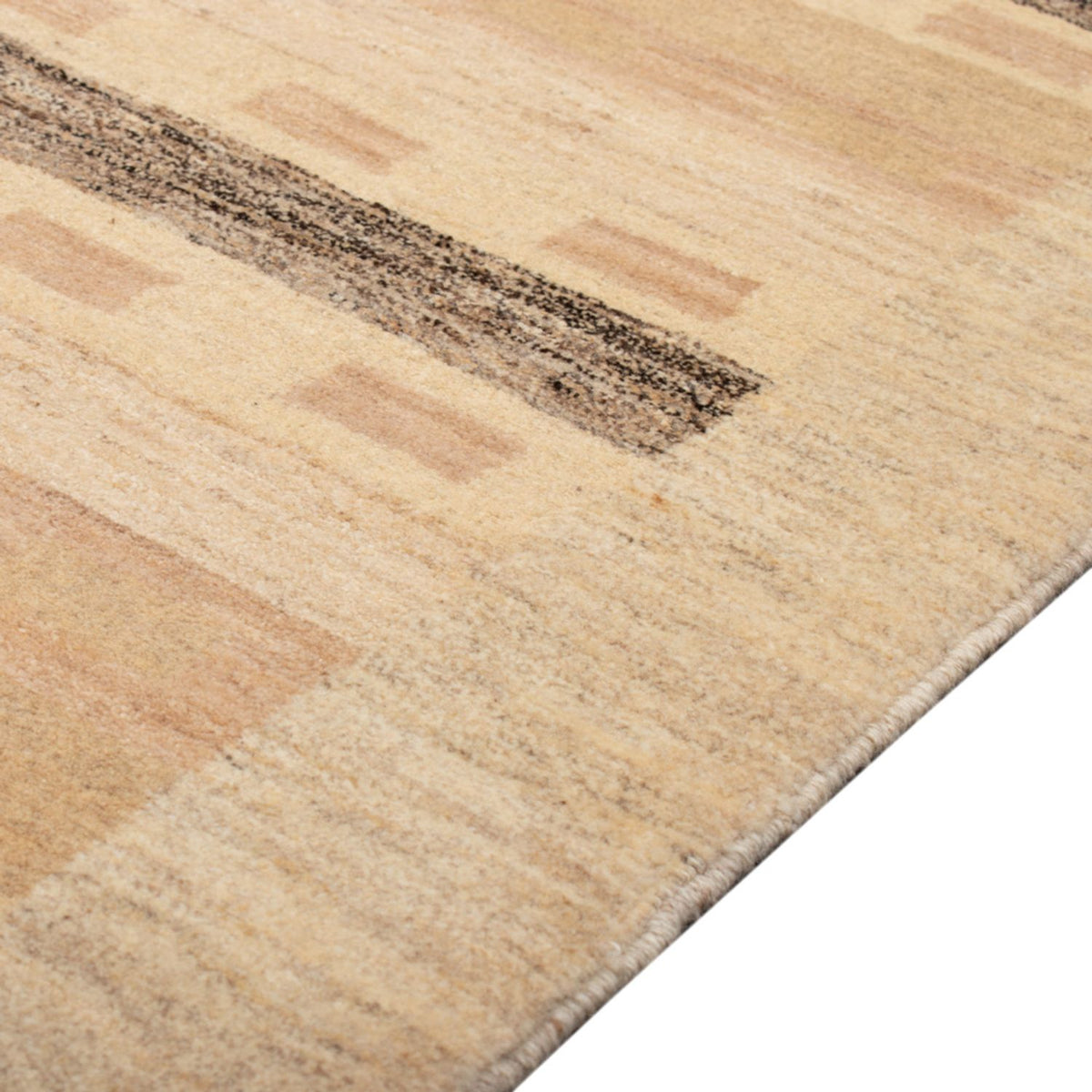 Gabbeh Tæppe - Loribaft Persisk - 125 x 78 cm - beige