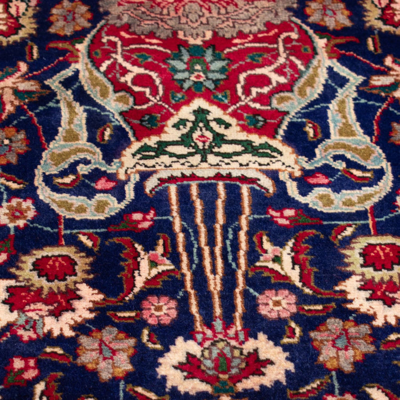 Persisk tæppe - Tabriz - 440 x 354 cm - mørkeblå
