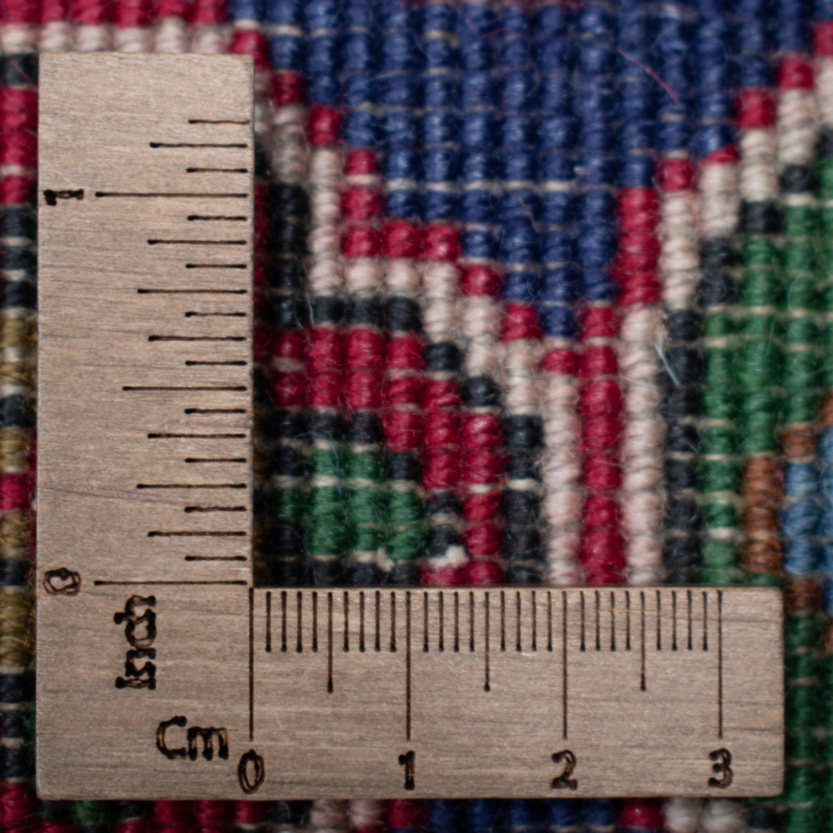 Persisk tæppe - Tabriz - 440 x 354 cm - mørkeblå