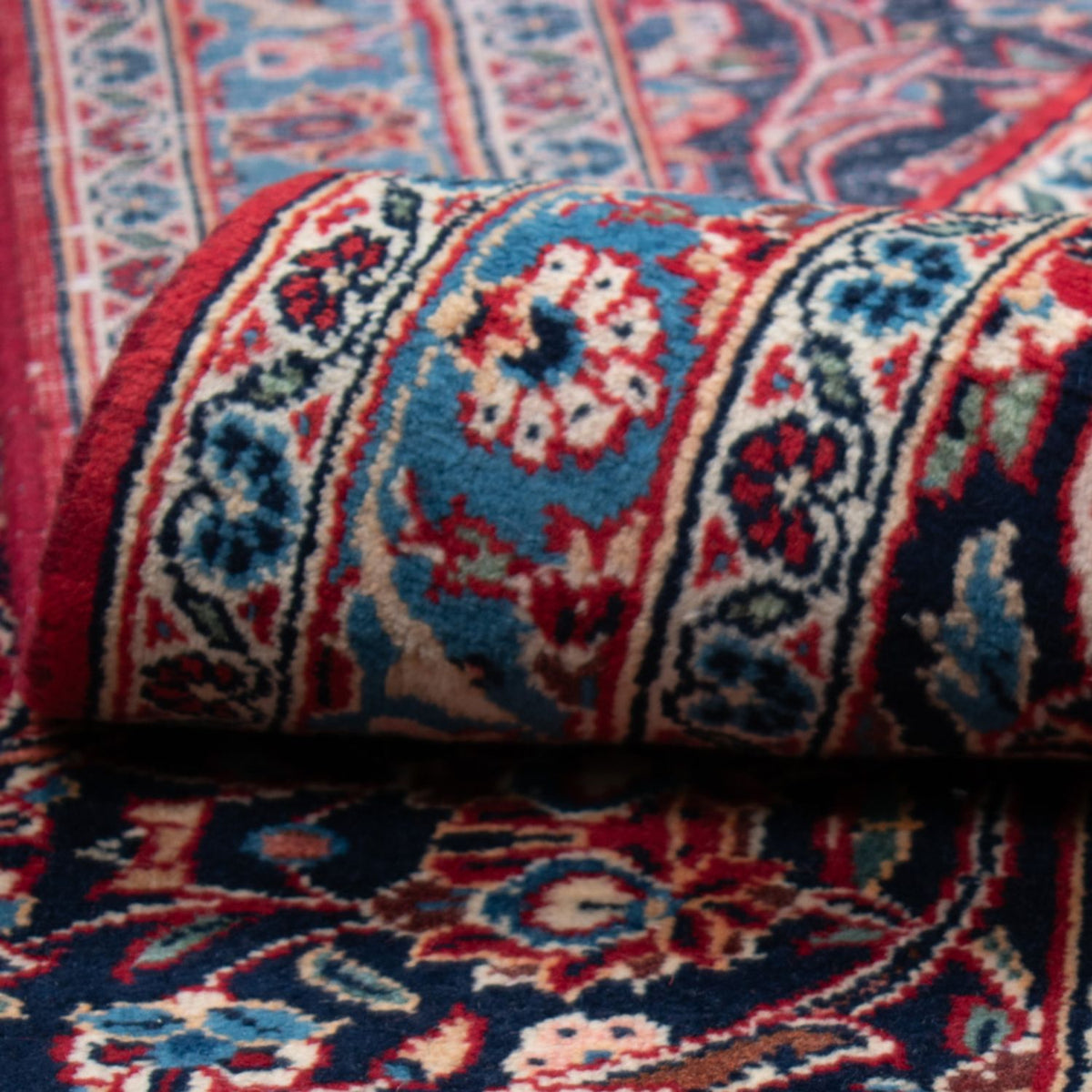 Persisk tæppe - Keshan - 525 x 302 cm - rød