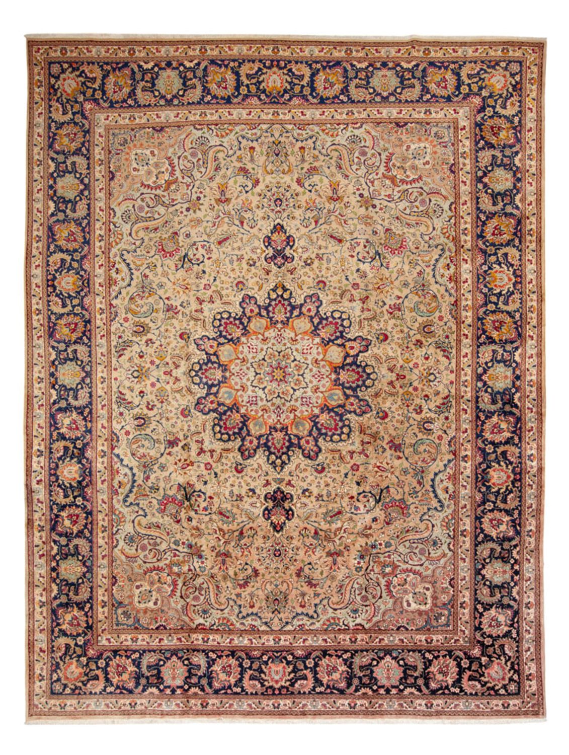 Persisk tæppe - Tabriz - 490 x 360 cm - beige