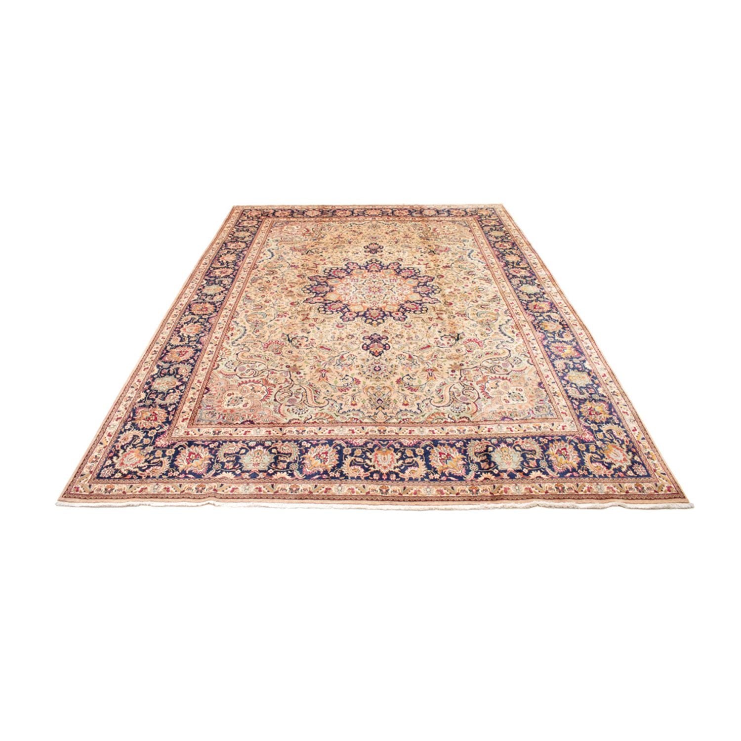 Persisk tæppe - Tabriz - 490 x 360 cm - beige