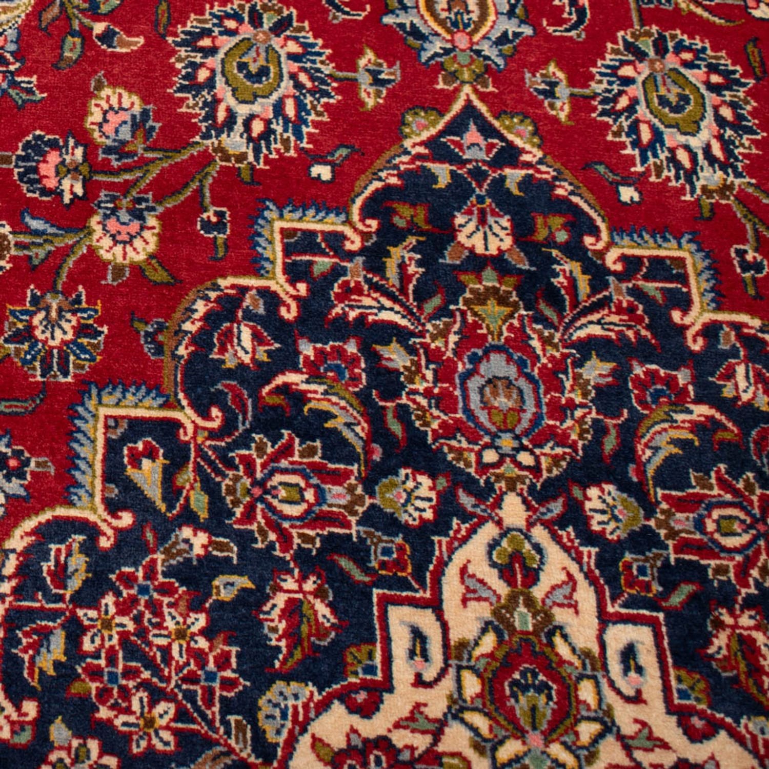 Persisk tæppe - Keshan - 467 x 296 cm - rød
