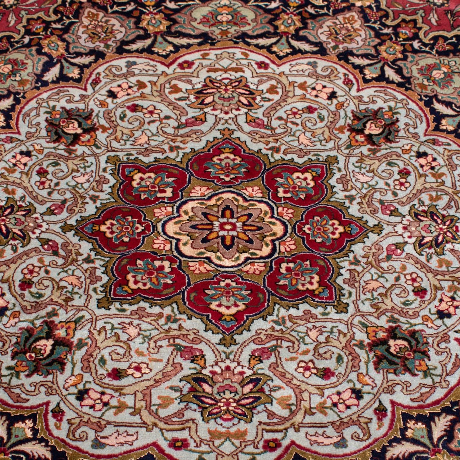 Persisk tæppe - Tabriz - Royal - 488 x 360 cm - rød