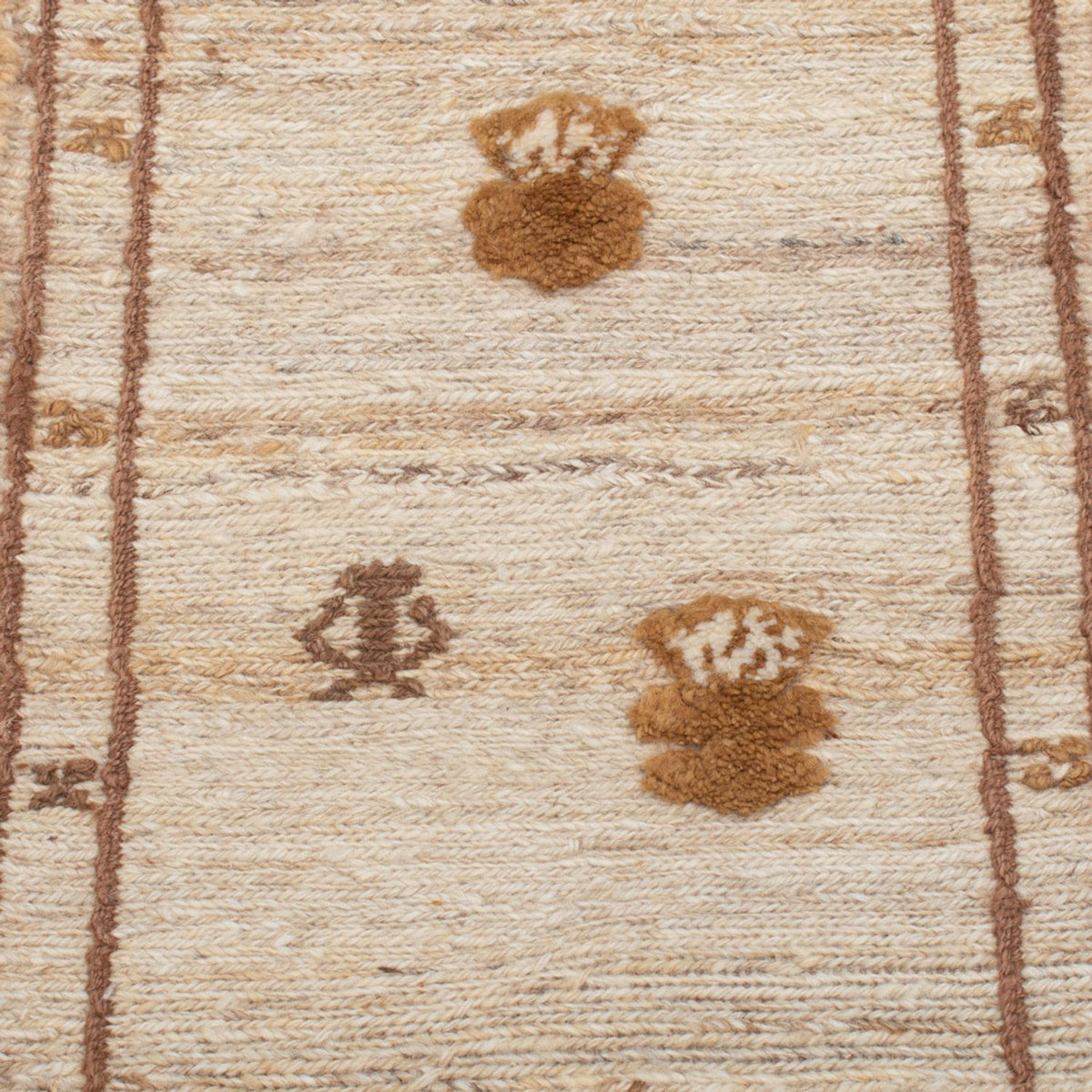 Gabbeh-tæppe - Persisk - 142 x 73 cm - beige