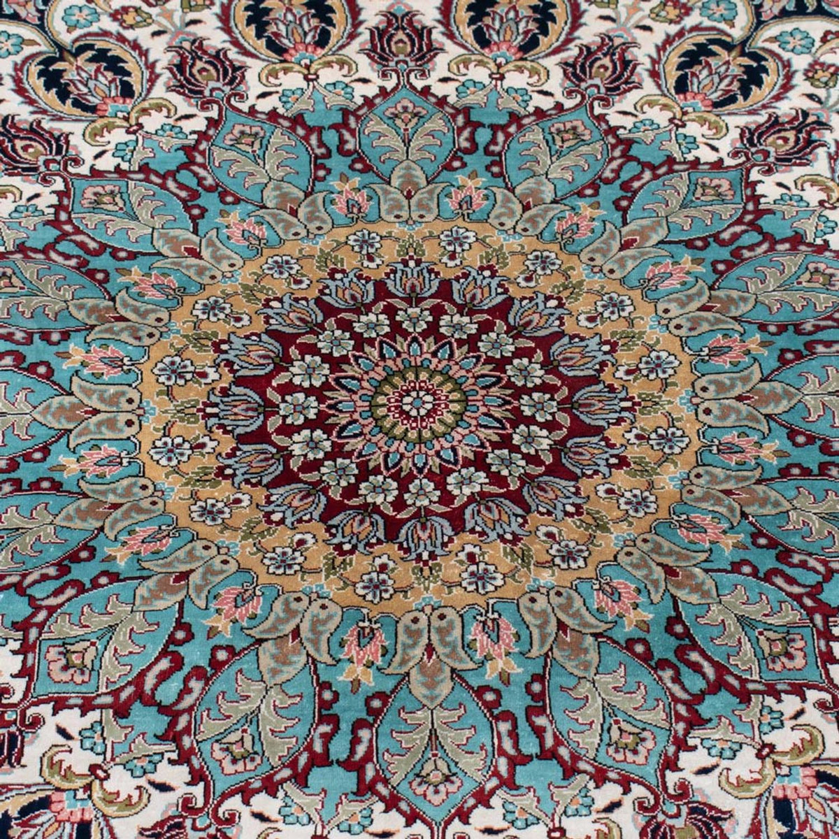 Silketæppe - China Silk - Royal - 552 x 370 cm - mørkeblå
