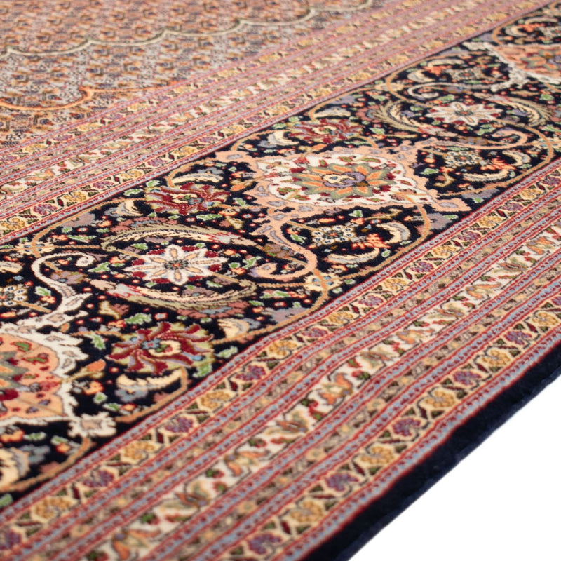 Persisk tæppe - Tabriz - Premium - 490 x 360 cm - mørkeblå