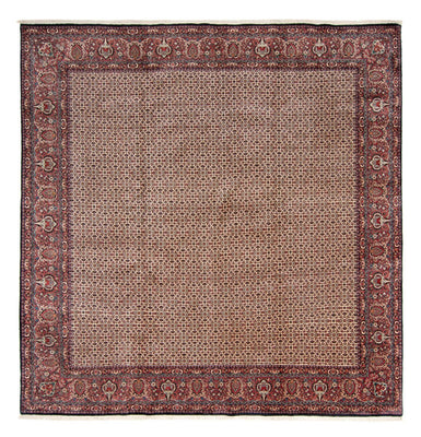 Persisk tæppe - Bijar - Royal firkantet  - 366 x 348 cm - beige