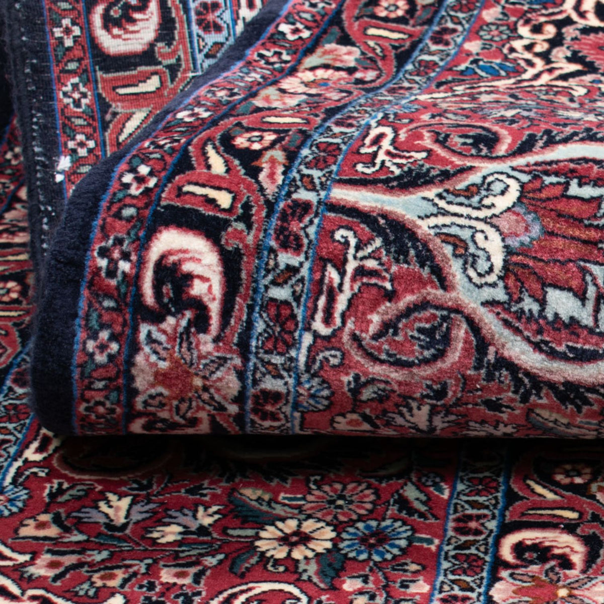 Persisk tæppe - Bijar - Royal firkantet  - 366 x 348 cm - beige