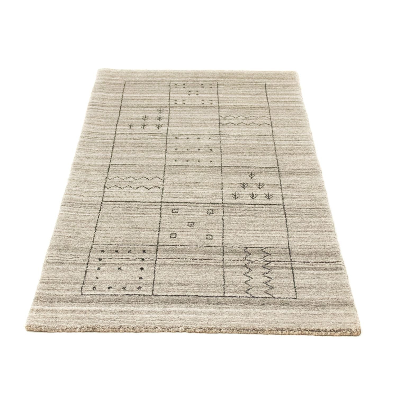 Vintage tæppe - 140 x 70 cm - beige