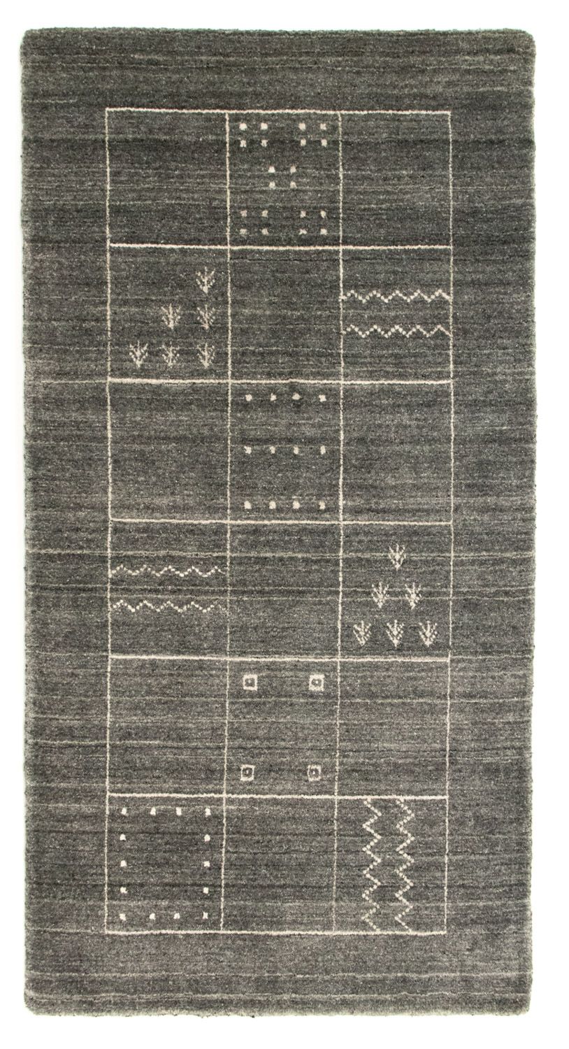 Vintage tæppe - 140 x 70 cm - grå