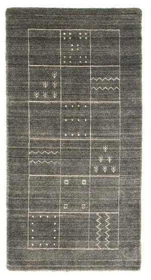 Vintage tæppe - 140 x 70 cm - grå