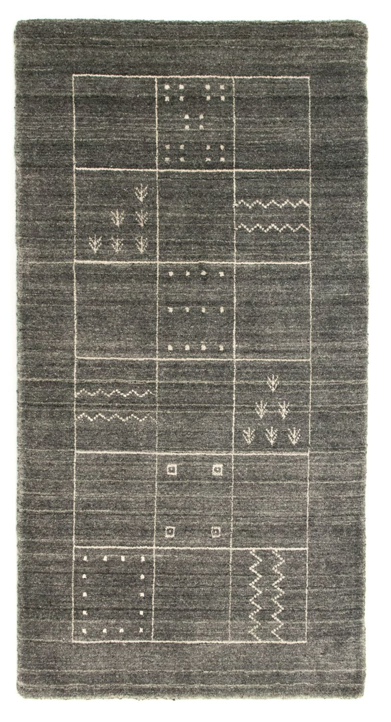 Vintage tæppe - 140 x 70 cm - grå