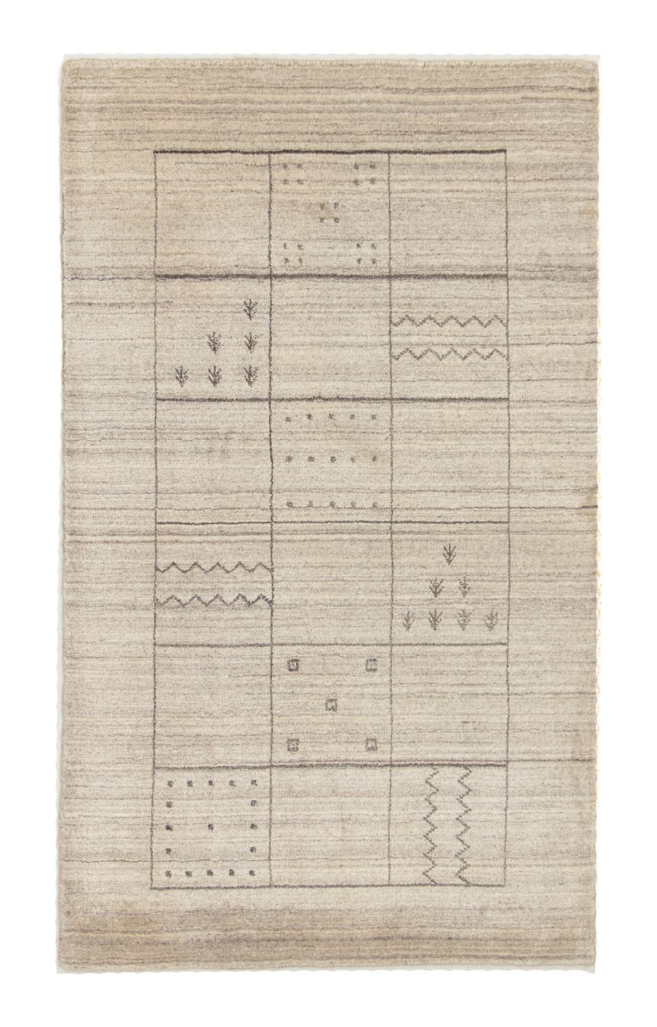 Vintage tæppe - 160 x 90 cm - beige
