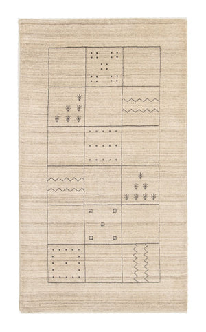 Vintage tæppe - 160 x 90 cm - beige
