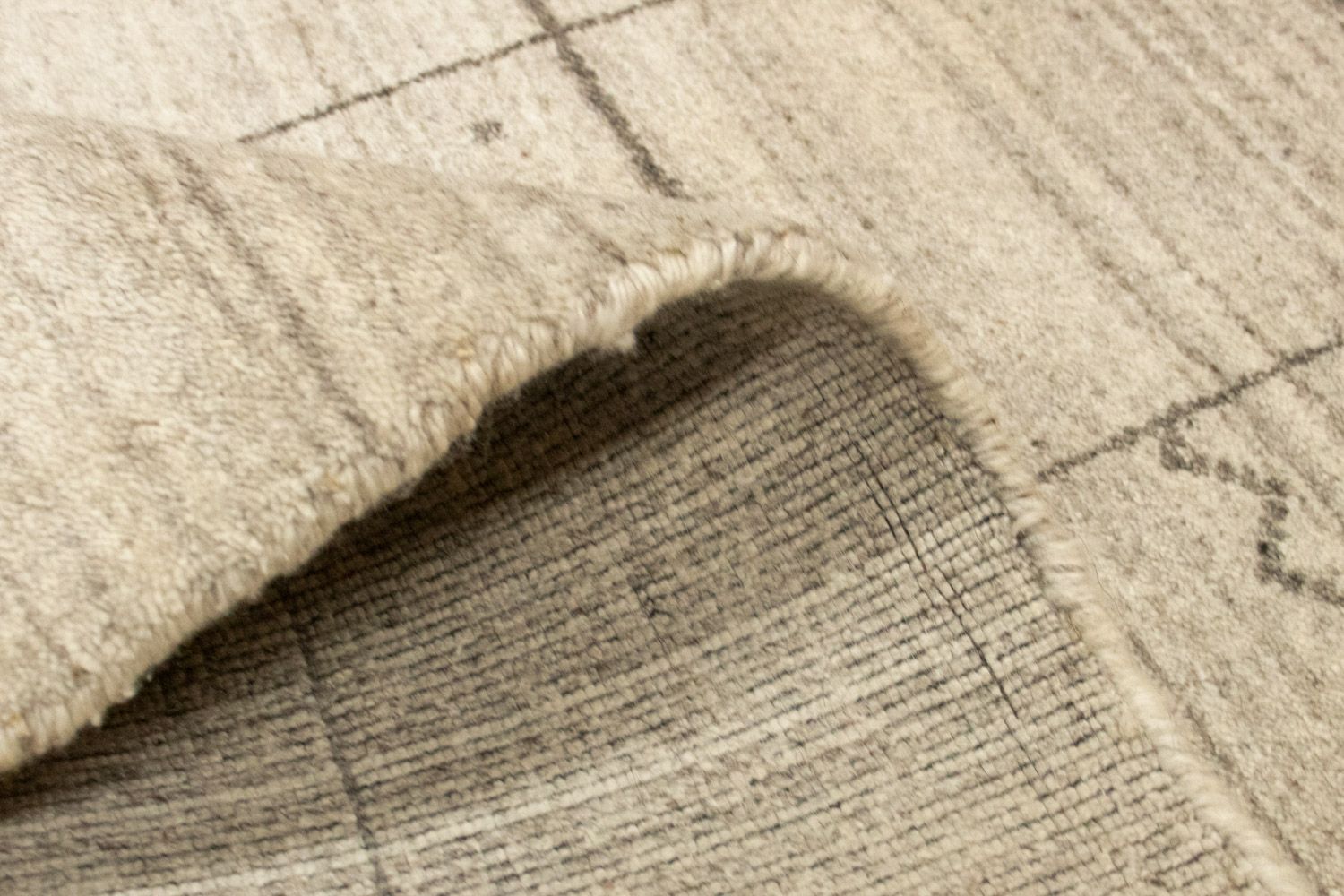 Vintage tæppe - 160 x 90 cm - beige