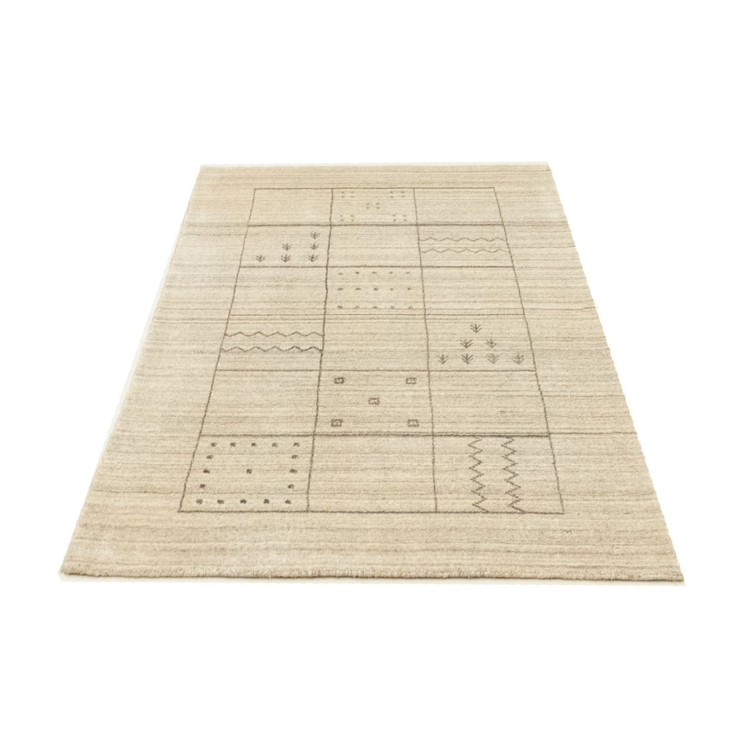 Vintage tæppe - 160 x 90 cm - beige