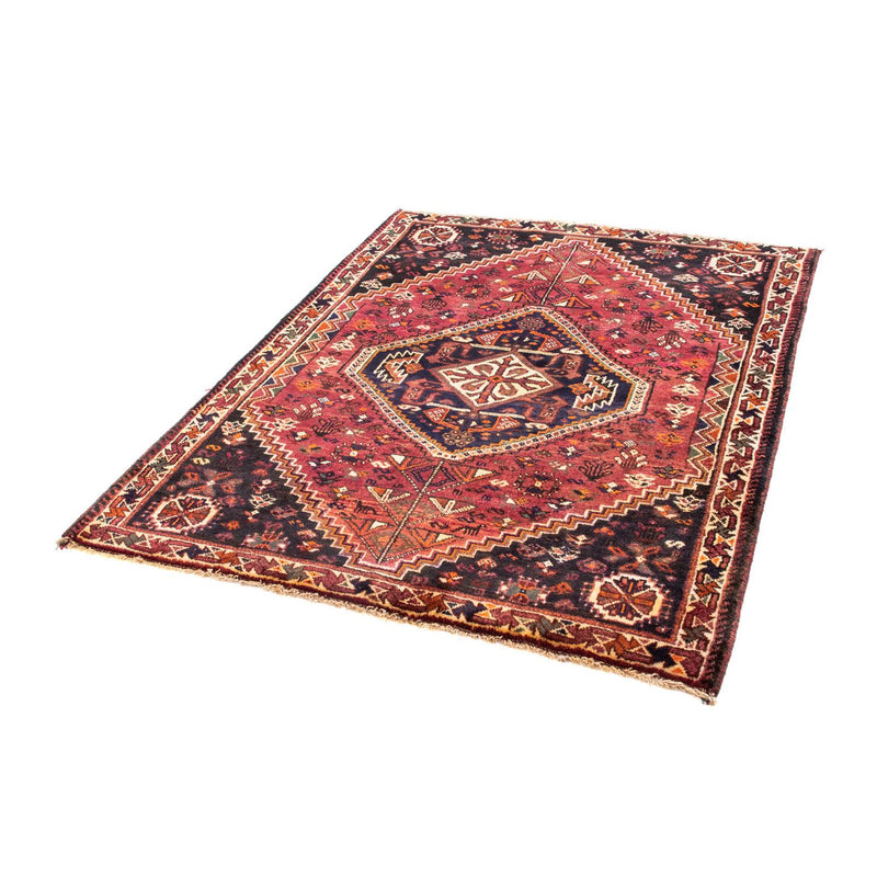 Persisk tæppe - Nomadisk - 160 x 125 cm - mørkerød