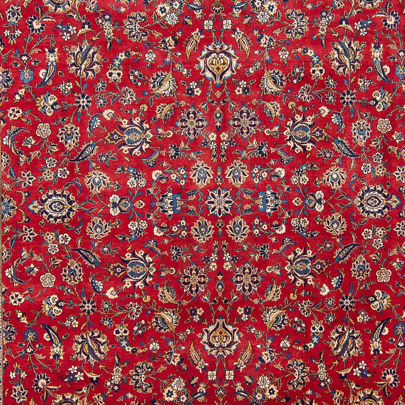 Persisk tæppe - Keshan - 432 x 325 cm - rød
