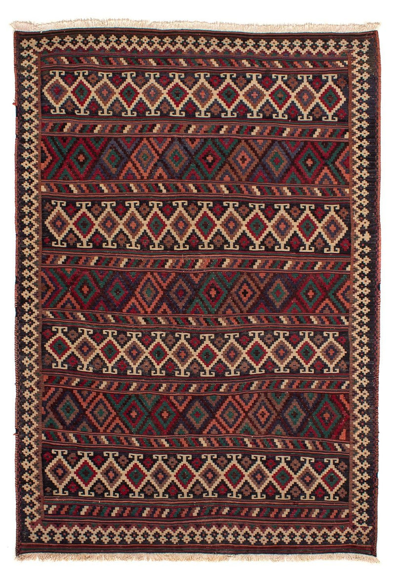 Kelim-tæppe - orientalsk - 244 x 172 cm - flerfarvet