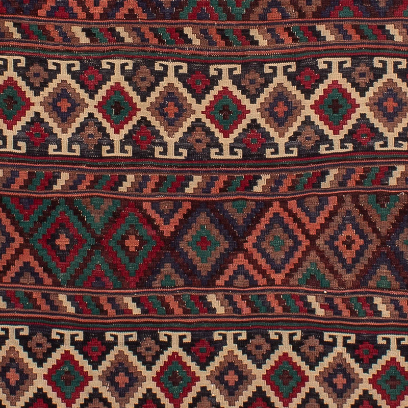 Kelim-tæppe - orientalsk - 244 x 172 cm - flerfarvet