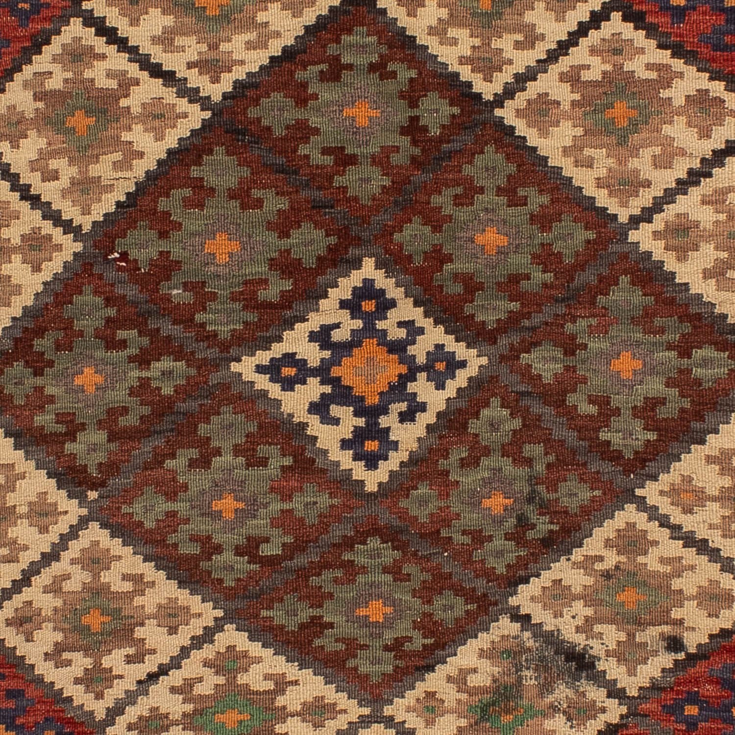 Kelim-tæppe - orientalsk - 230 x 167 cm - flerfarvet