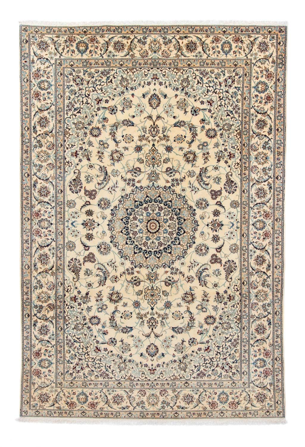Persisk tæppe - Nain - 304 x 200 cm - beige