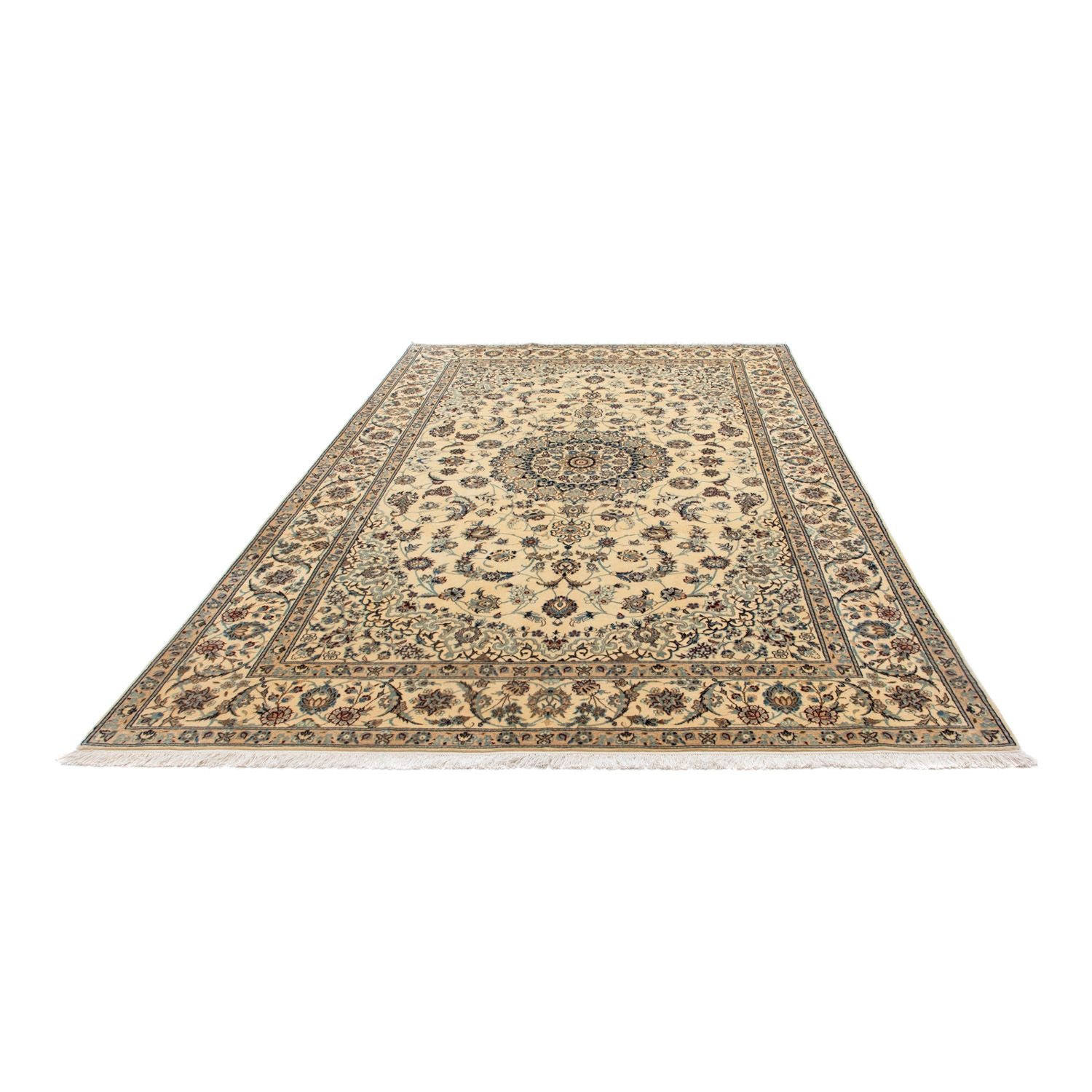 Persisk tæppe - Nain - 304 x 200 cm - beige
