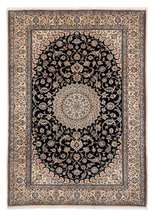 Persisk tæppe - Nain - 290 x 204 cm - sort