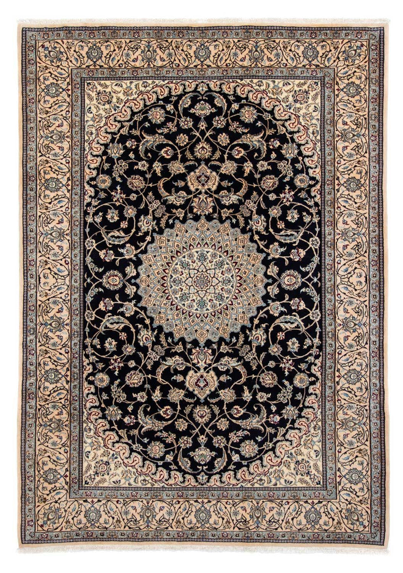 Persisk tæppe - Nain - 290 x 204 cm - sort