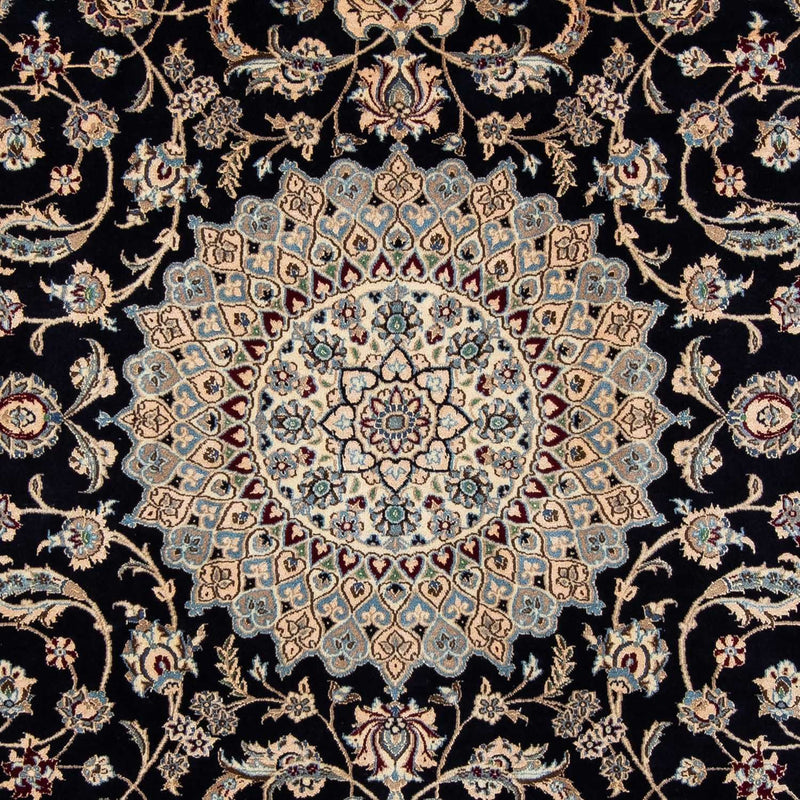 Persisk tæppe - Nain - 290 x 204 cm - sort