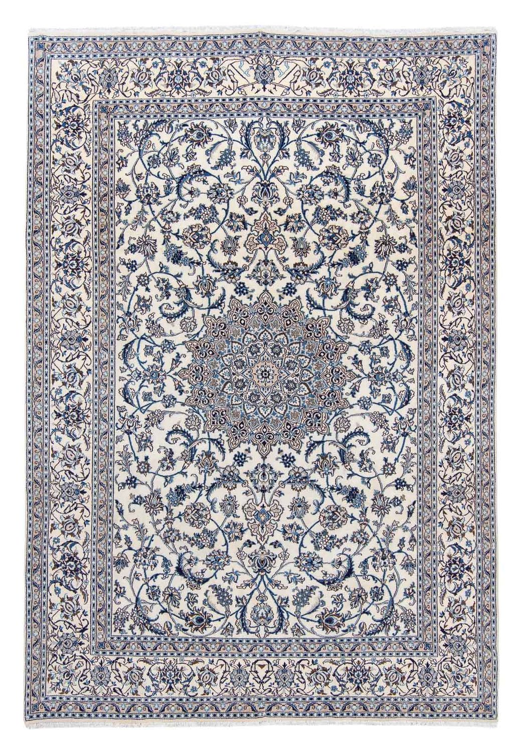 Persisk tæppe - Nain - 291 x 199 cm - beige