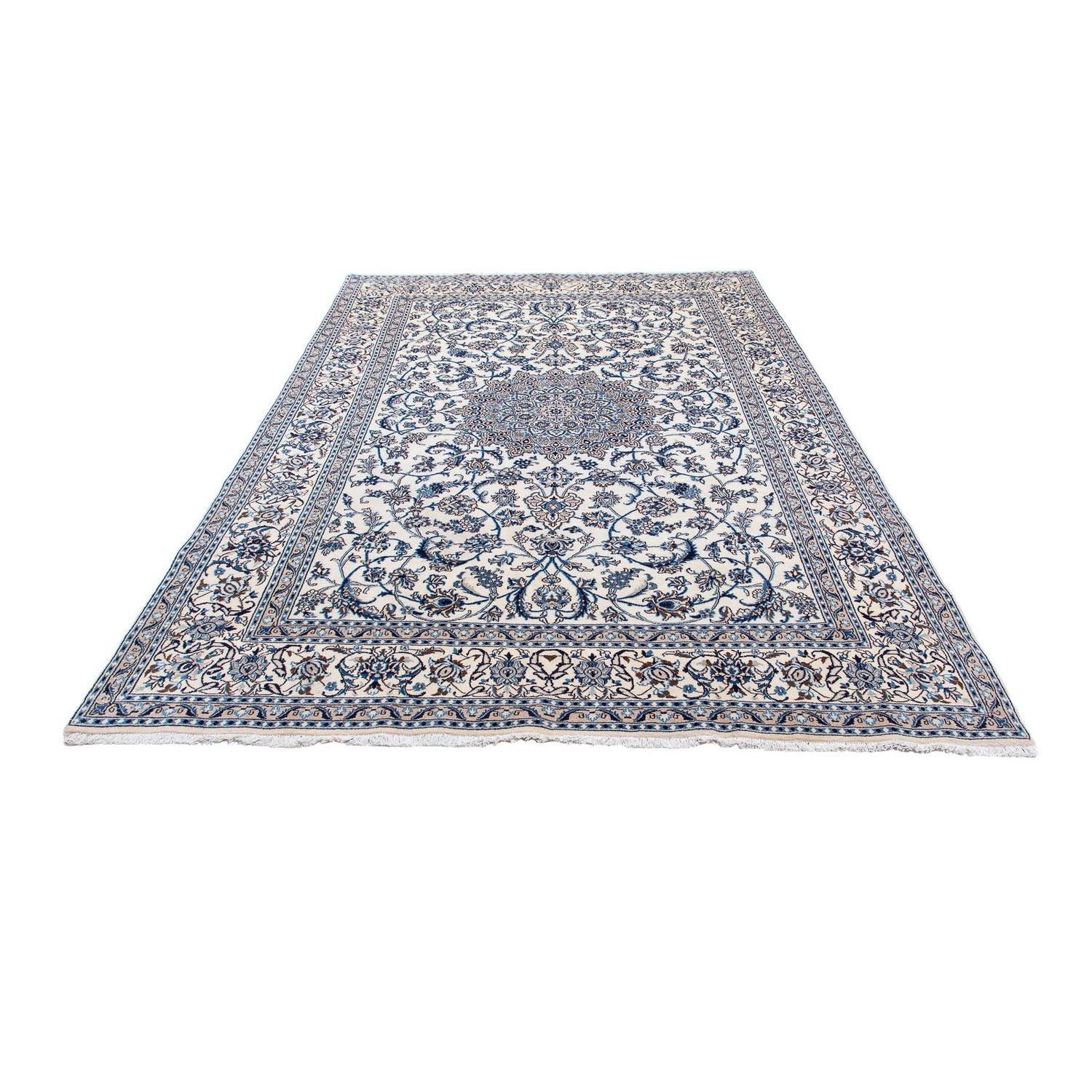Persisk tæppe - Nain - 291 x 199 cm - beige