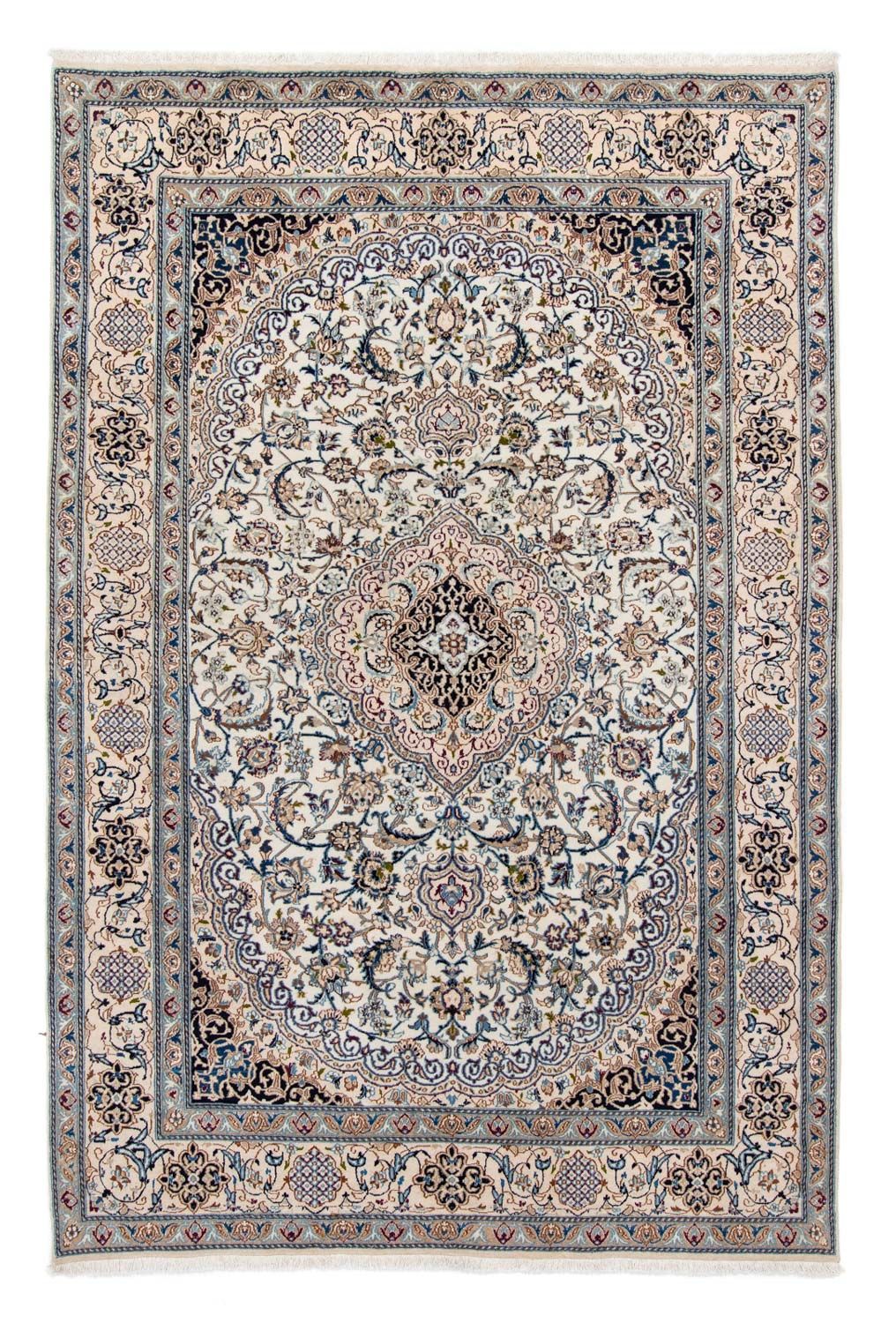 Persisk tæppe - Nain - 297 x 196 cm - beige
