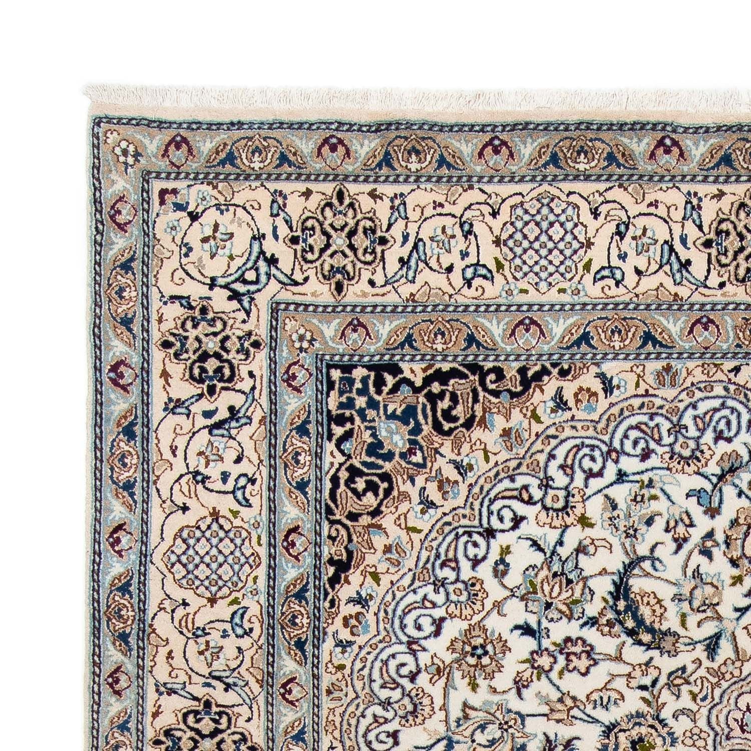 Persisk tæppe - Nain - 297 x 196 cm - beige