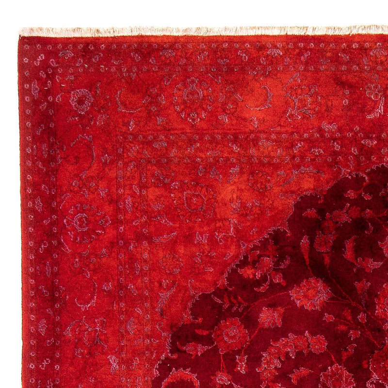 Persisk tæppe - Nain - 288 x 195 cm - mørkerød