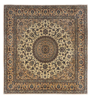 Persisk tæppe - Nain firkantet  - 307 x 296 cm - beige