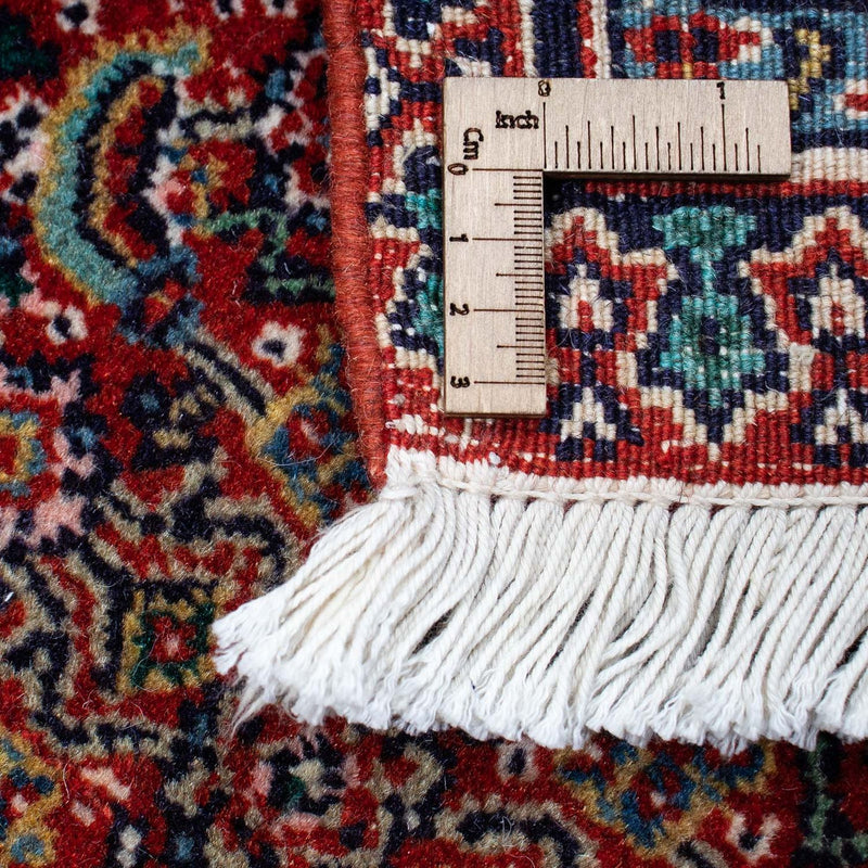 Persisk tæppe - Nain - 323 x 256 cm - mørkerød