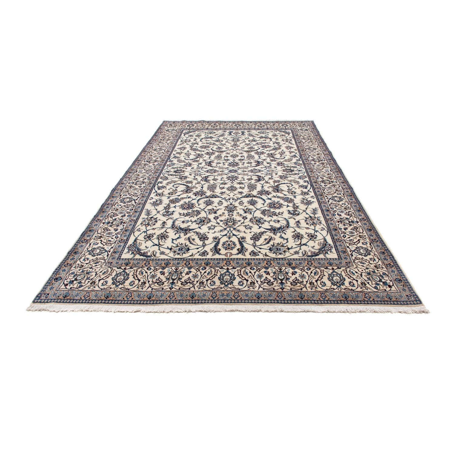 Persisk tæppe - Nain - 319 x 201 cm - beige