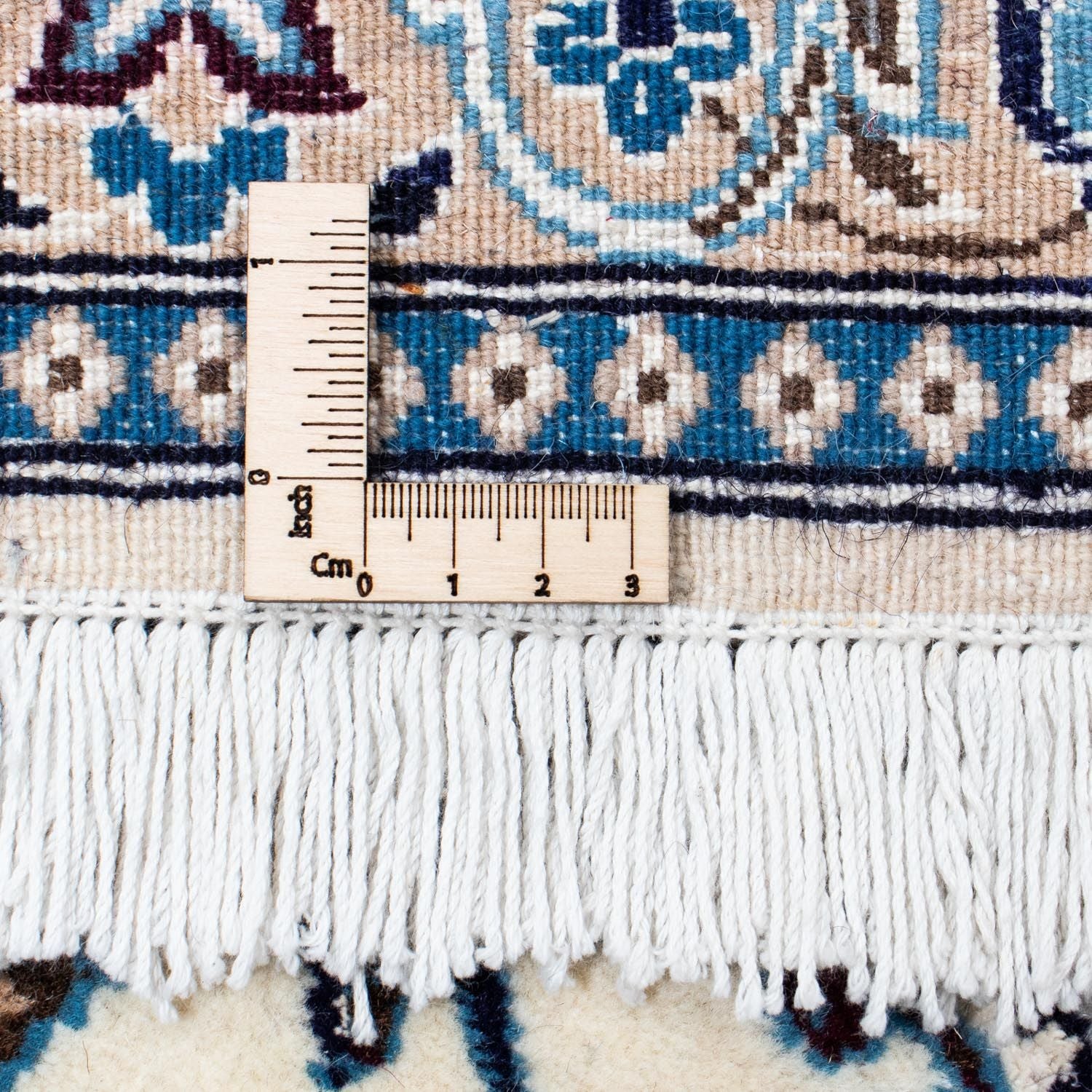 Persisk tæppe - Nain - 319 x 201 cm - beige