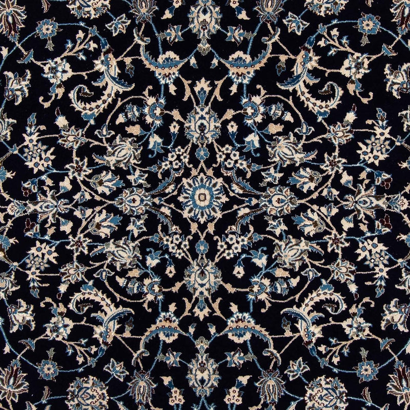 Persisk tæppe - Nain - 295 x 199 cm - mørkeblå