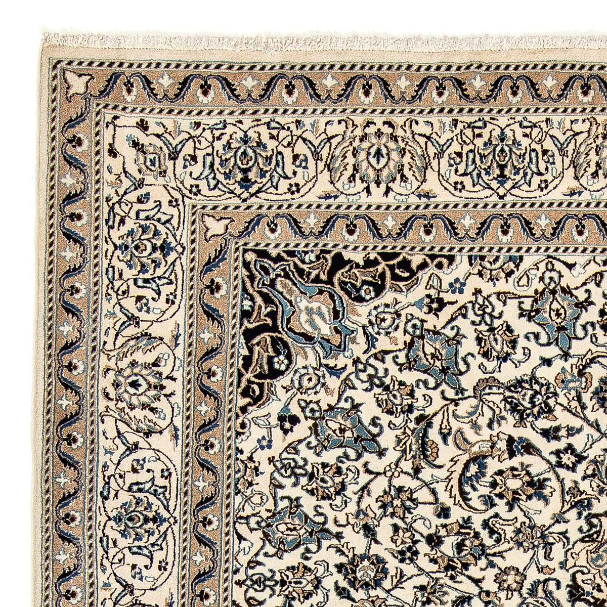 Persisk tæppe - Nain - 289 x 200 cm - beige