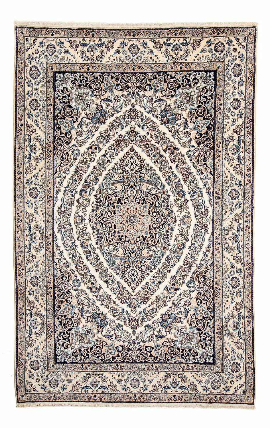 Persisk tæppe - Nain - 316 x 211 cm - beige