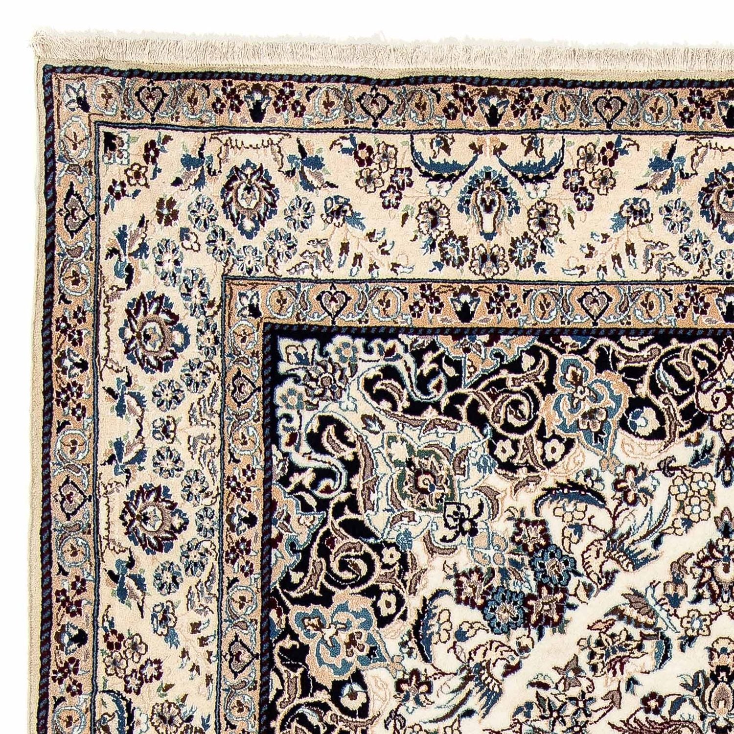 Persisk tæppe - Nain - 316 x 211 cm - beige