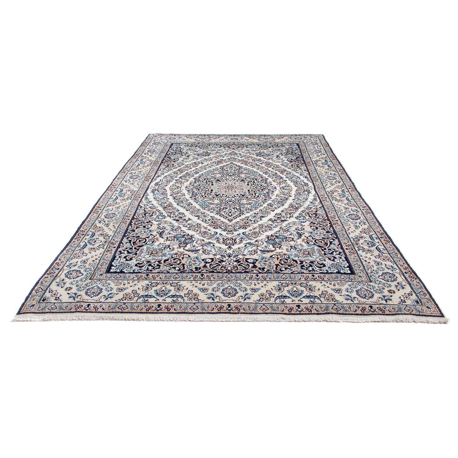 Persisk tæppe - Nain - 316 x 211 cm - beige