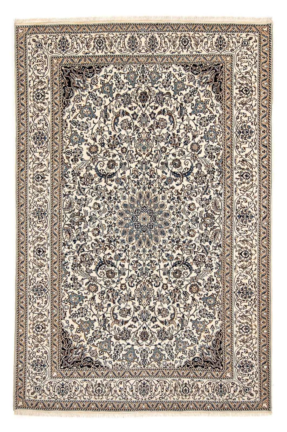 Persisk tæppe - Nain - 291 x 196 cm - beige