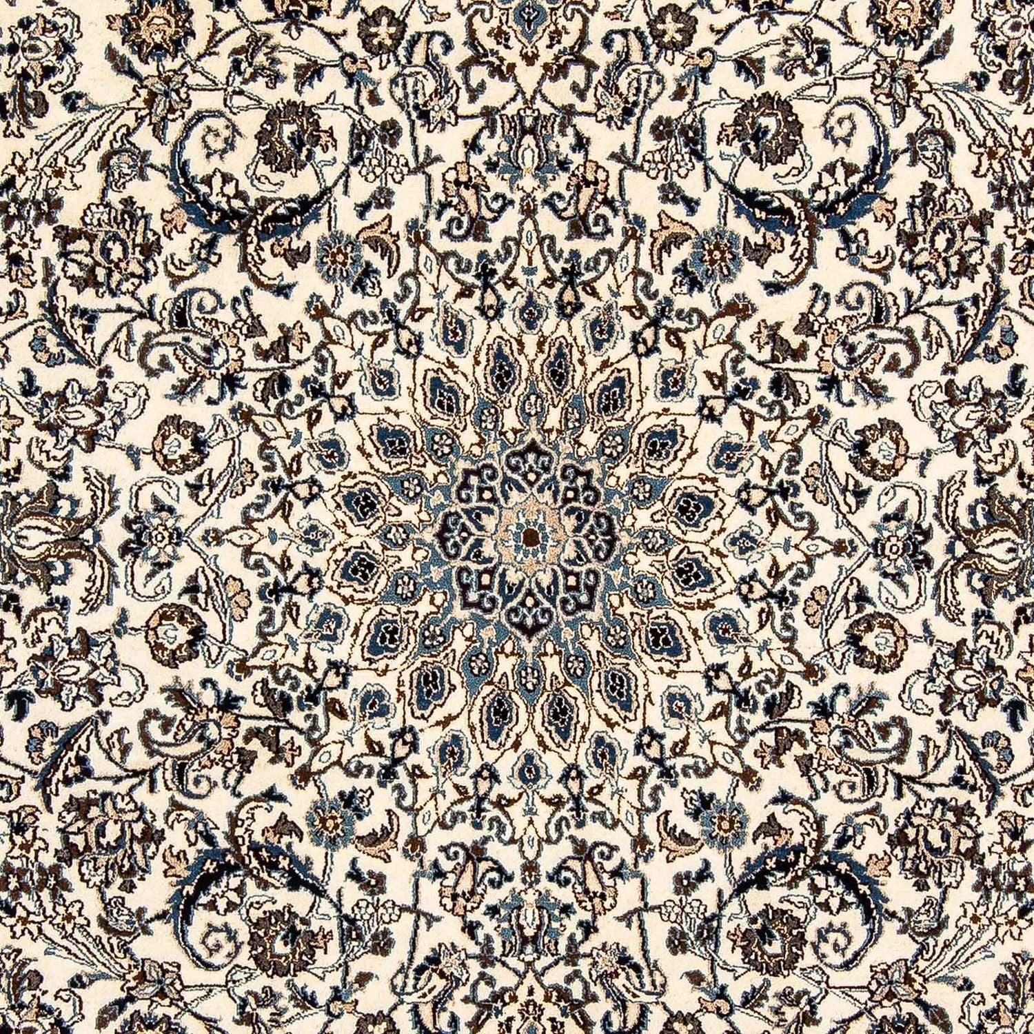 Persisk tæppe - Nain - 291 x 196 cm - beige