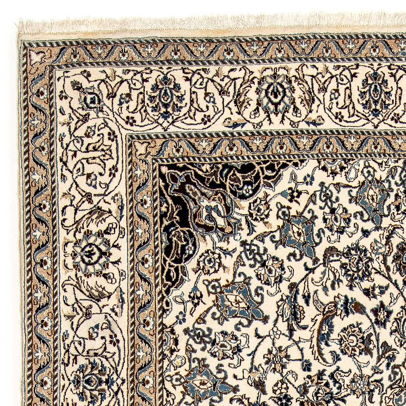 Persisk tæppe - Nain - 291 x 196 cm - beige
