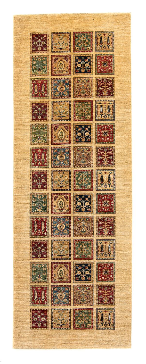 Løber Persisk tæppe - Nomadisk - 360 x 129 cm - beige