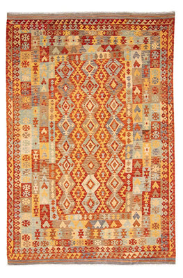 Kelim Carpet - Splash - 311 x 210 cm - flerfarvet